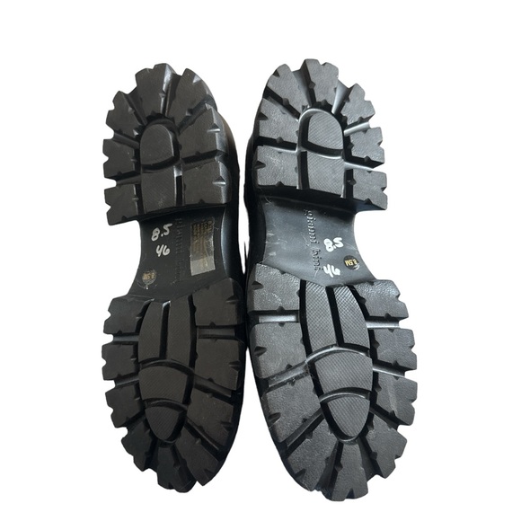 Gianni Bini the Rockowitz Leather Chunky Lug Boots - Picture 4 of 5